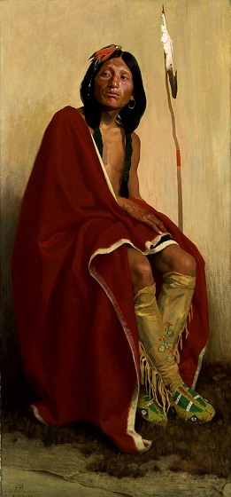 Elk-foot of the Taos tribe 1909 by E Irving Crouse 1866-1936 Smithsonian Museum of American Art 1910.9.5 1a